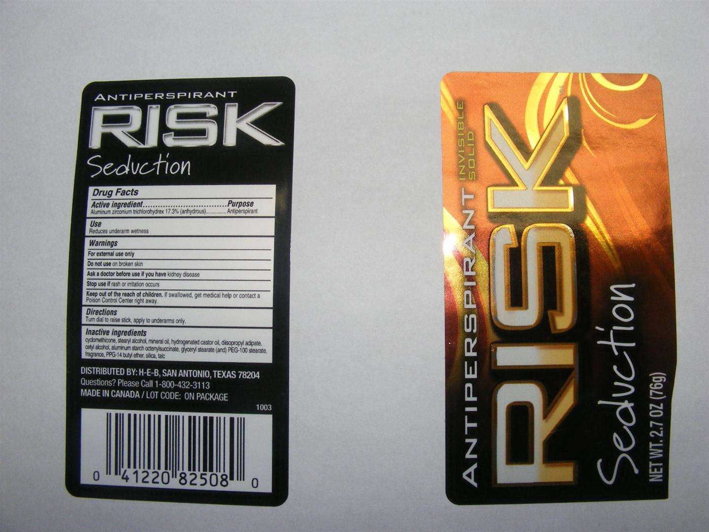 Risk Seduction